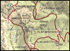 zemljevid poti - Planinska koča Omiška Dinara 