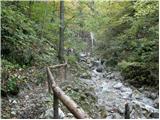 Podljubelj - Tominčev slap waterfall