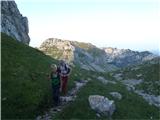 Bobotov kuk 2523 m.n.m. Durmitor, Črna Gora&nbsp;Na prvem sedlu