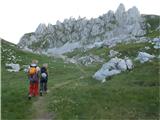 Bobotov kuk 2523 m.n.m. Durmitor, Črna Gora&nbsp;Pod Zupci