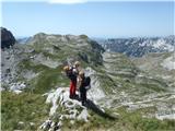 Bobotov kuk 2523 m.n.m. Durmitor, Črna Gora&nbsp;Proti vjetarnim brdima