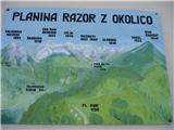 Vrh Planje  1863m vrhovi nad pl. Razor