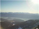 pogled proti Bohinjskem masivu