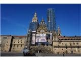 Katedrala v Santiagu de Compostela. Obnova bo trajala še leta.