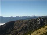 pogled na Spodnje Bohinjske gore