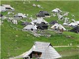 Velika planina je prelepa s svojimi številnimi stanovi.