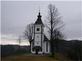 Cerkev Svete Sobote na Bukovem vrhu.