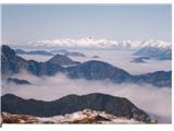 Oh, kako bi poletel tja na Triglav,pomaham, pa mu lahko v pozdrav.