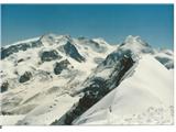 Pogled na goro Monte Rosa